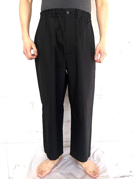 PORTER CLASSIC（ボーイ古典派音楽）\u003cBR\u003e【POPLIN EASY PANTS】\u003cBR\u003eポプリン 生やさしい ズボン下\u003cBR\u003e★BLACK★ メンズファッション-ズボン・パンツ