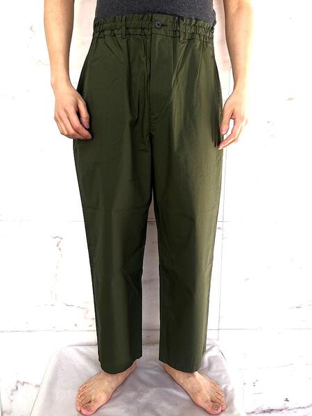 PORTER CLASSIC（ポータークラシック）【POPLIN EASY PANTS】ポプリン イージー パンツ☆OLIVE★｜2Fantastic