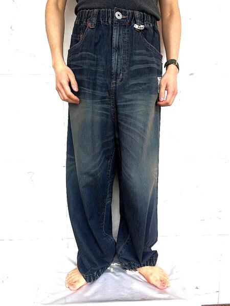 Maison MIHARA YASUHIRO（メゾン ミハラ ヤスヒロ）【Light Denim Wide Pants】ライトデニム ワイドパンツ★INDIGO☆｜2Fantastic