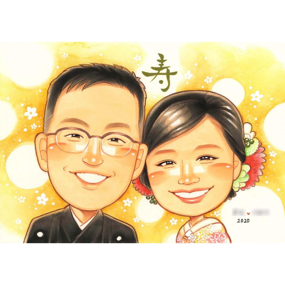 似顔絵ウェルカムボード 結婚祝い 誕生日 お急ぎ 送別 ウエディング エメラルド婚式 似てる 喜寿 おばあちゃん 似顔絵プレゼント ギフト オーダーメイド 早い 記念品 傘寿 50代 結婚25周年 サークル お急ぎ サファイア婚式 両親 嫁 贈呈品 子供 金婚式 サファイア婚式 送別