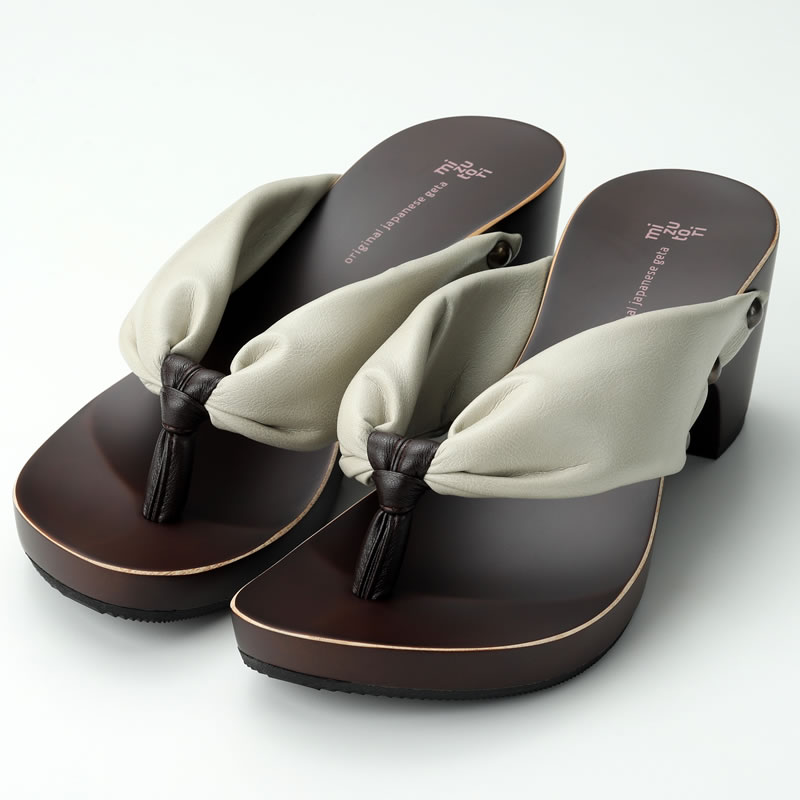 楽天市場】◎mizutori みずとり hitete 6.5 紫花 KCL-21[下駄 げた