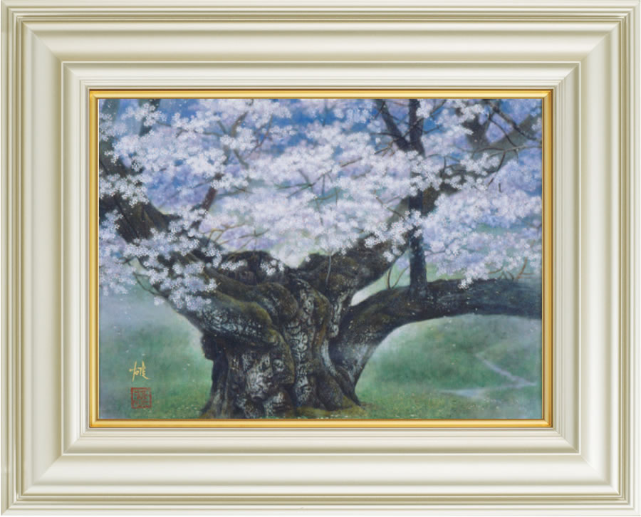 楽天市場】広森晴雨 「 朝顔 」 日本画 WSM : 内田画廊