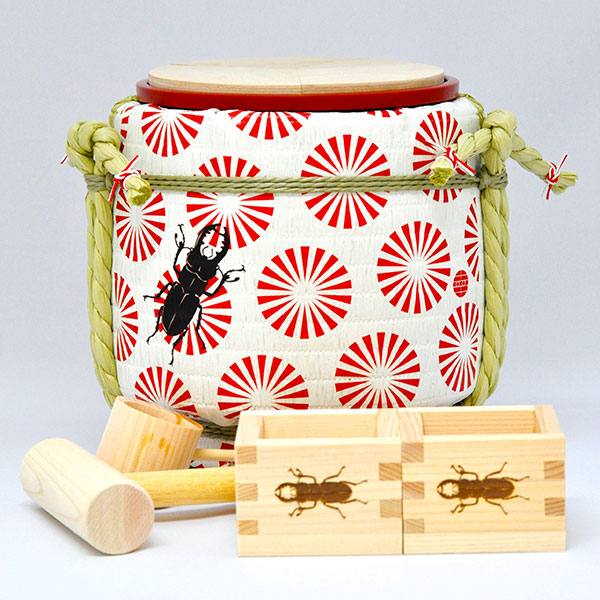 即納最大半額 ミニ 鏡開き セット M 004 鍬形虫 岸本吉二商店 きしもときちじしょうてん 菰樽 こもたる 縁起 鏡割り パーティー 誕生日 祝賀会 引っ越し祝い 結婚式 二次会 縁起物 還暦祝い 喜寿祝い 人気ブランドを Ihmc21 Com