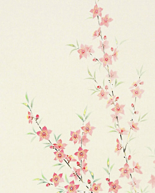 ランキング入賞商品 縁起物 掛け軸 A 1292 桃の花 佐藤桂三 偕拓堂アート お祝い 節句 掛軸台 工房直送価格 Ncbusinessjournal Org