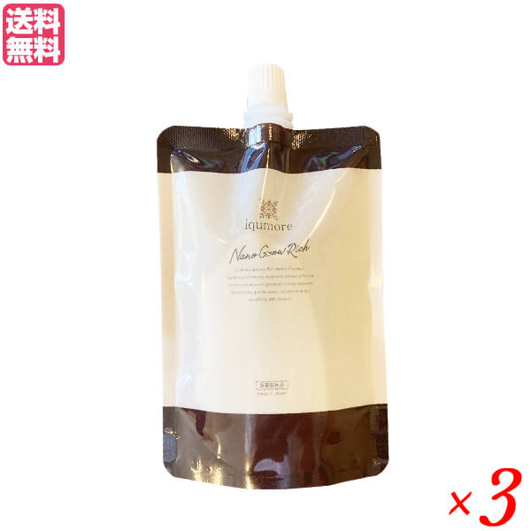 56%以上節約 イクモア ナノグロウリッチ 詰め替え用 130ml 3本セット 正規通販商品 イクモア ナノグロウリッチ 詰め替え5袋 その他