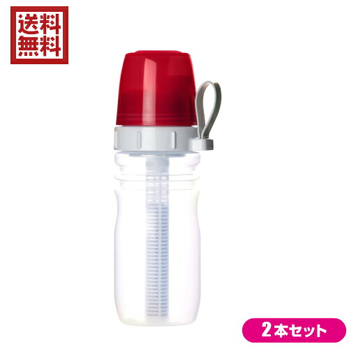 【100円クーポン！】学割6倍！浄水器 カートリッジ コンパクト リセラマグボトル（携帯用ボトル型浄水器） 2本セット｜通販フレンズ