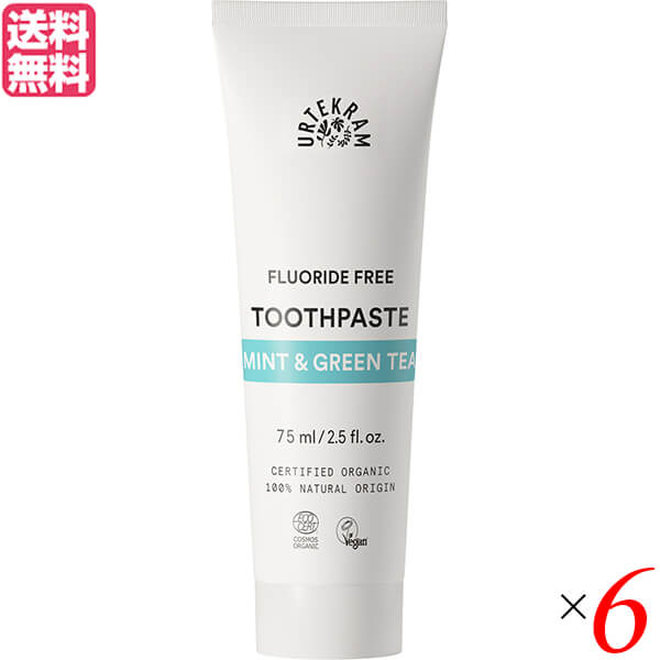 歯磨き 歯磨き粉 ハーブ ウルテクラム ミントアンドグリーンティー 歯磨き 75ml 6個セット 送料無料 4,785円