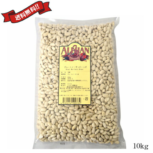 【マラソン限定！ポイント2倍！】豆 インゲン インゲン豆 アリサン グレートノーザンビーンズ 10kg 業務用 14,220円