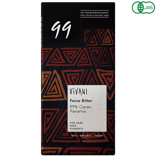 チョコ チョコレート ギフト ViVANI オーガニック エキストラダークチョコレート 99% 80g 20個セット 楽天市場】チョコ チョコレート ギフト ViVANI オーガニック