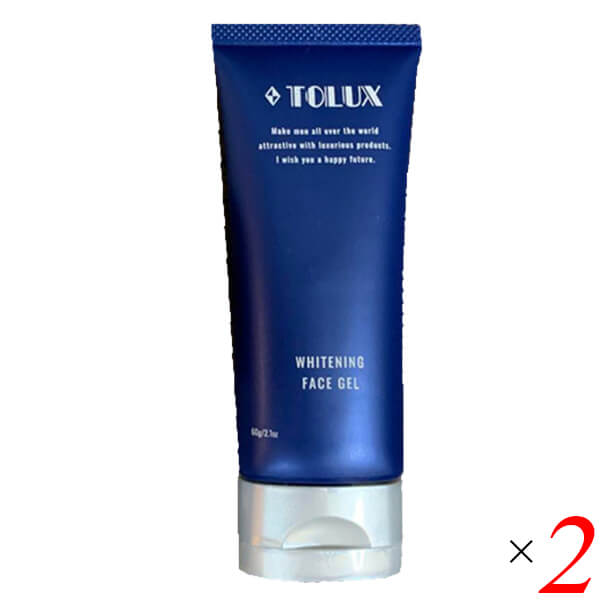 【尖んがり最大限度4倍！】百貨店SALE！トルーク TOLUX 薬用 ホワイトニングフェイスジェル 60g 2個書き割り 治療法部外品 貨物輸送無料