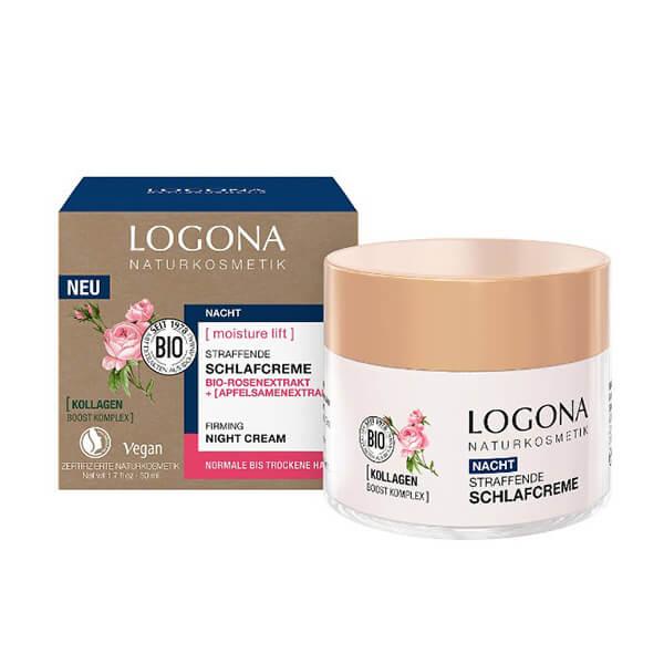 【マラソン限定！100円クーポン】ロゴナ モイスチャーリフトナイトクリーム〈ローズ〉50ml 保湿 50代 60代 4,745円