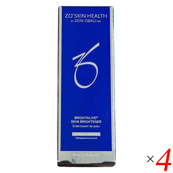 【尖んがり最大限度4倍！】百貨店SALE！ゼオスキンヘルス ブライタライブ 50ml 4本書き割り 美容液 オールひと肌 ブライト 澄み切った感