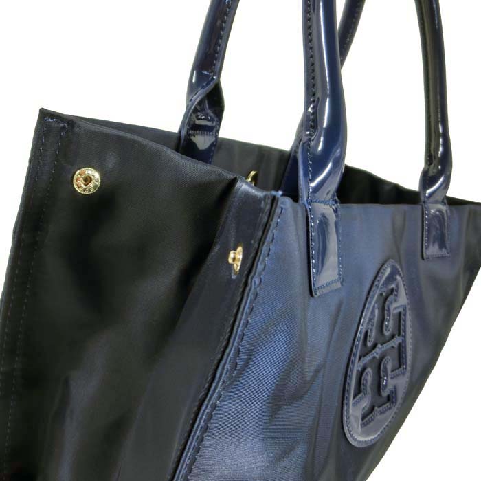 楽天市場 Tory Burch トリーバーチレディース トートバッグ ナイロン エナメル ミニ エラ フレンチネイビー 447 Brand Selection Stage