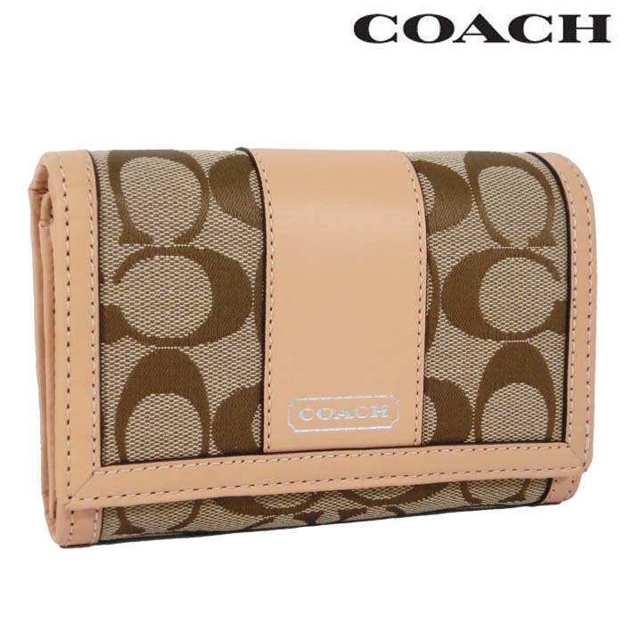 エレガントコーチ 財布 二 つ折り レディース 人気のファッション画像