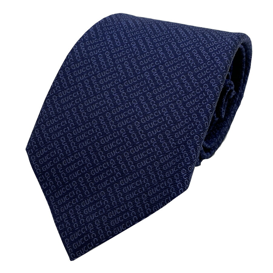 国内売り上げる商いもの【新品】グッチ GUCCI タイ 地絹タイ王国 7コマーシャル モノグラム 地絹 NAVY 米国海軍 紺 青 差し上げ物 差し上げ物 メンズ 成人男性 836124 4E009 4100