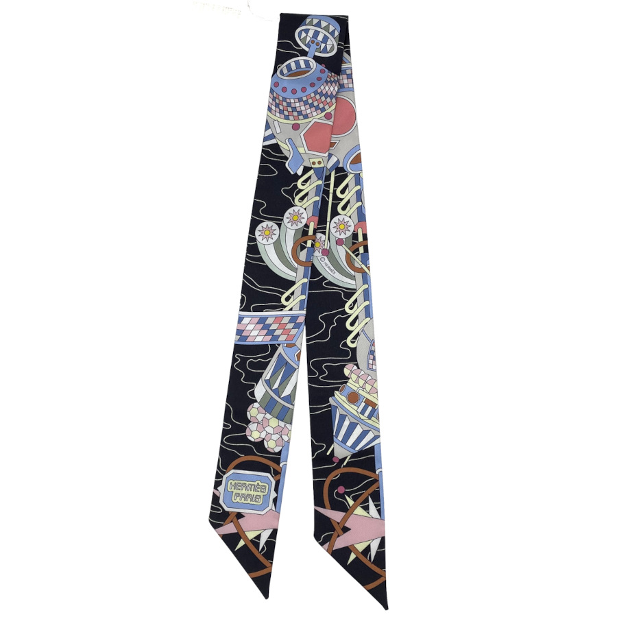 楽天市場】エルメス HERMES Scarf Odyssey twilly オデッセイ ツイリー