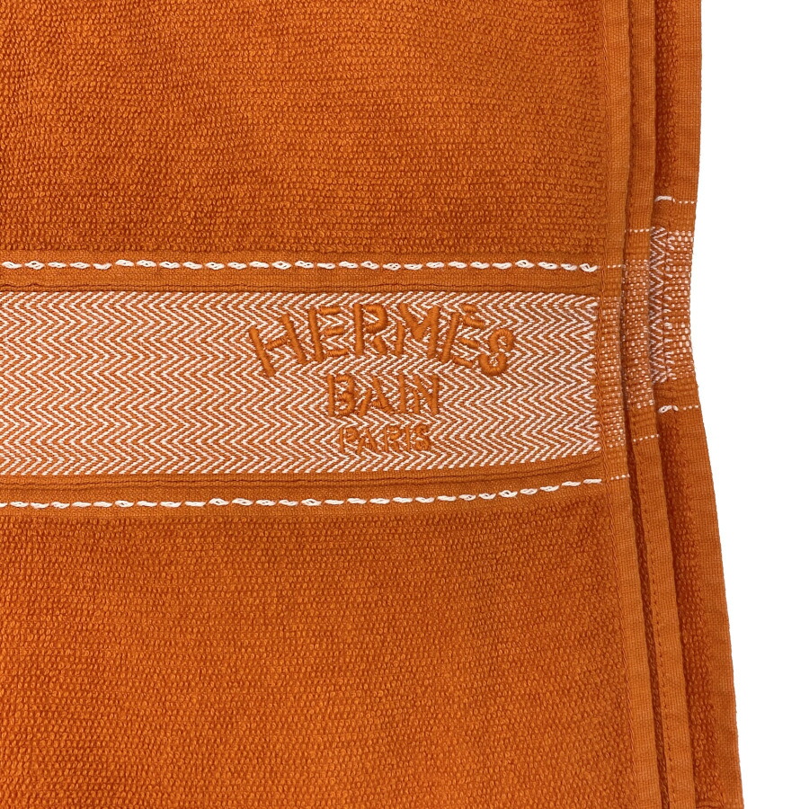 バースデー 記念日 ギフト 贈物 お勧め 通販 ラッピング無料 エルメス Hermes ビーチ フェイス バス タオル タオルセット 大判 ステアーズ オランジュ フー オレンジ ヨッティング Pm ジェラニウム Hm05 Hm33 新品 Fucoa Cl