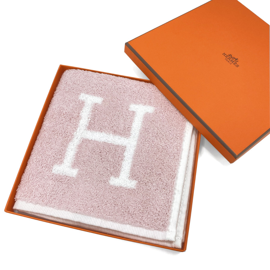 楽天市場】エルメス HERMES ハンドタオル カレタオル ラビリンス