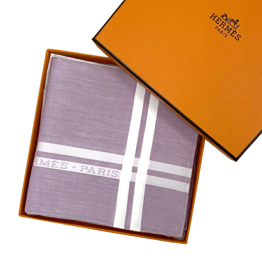 楽天市場】☆ラッピング無料☆ エルメス HERMES ハンカチーフ ハンカチ