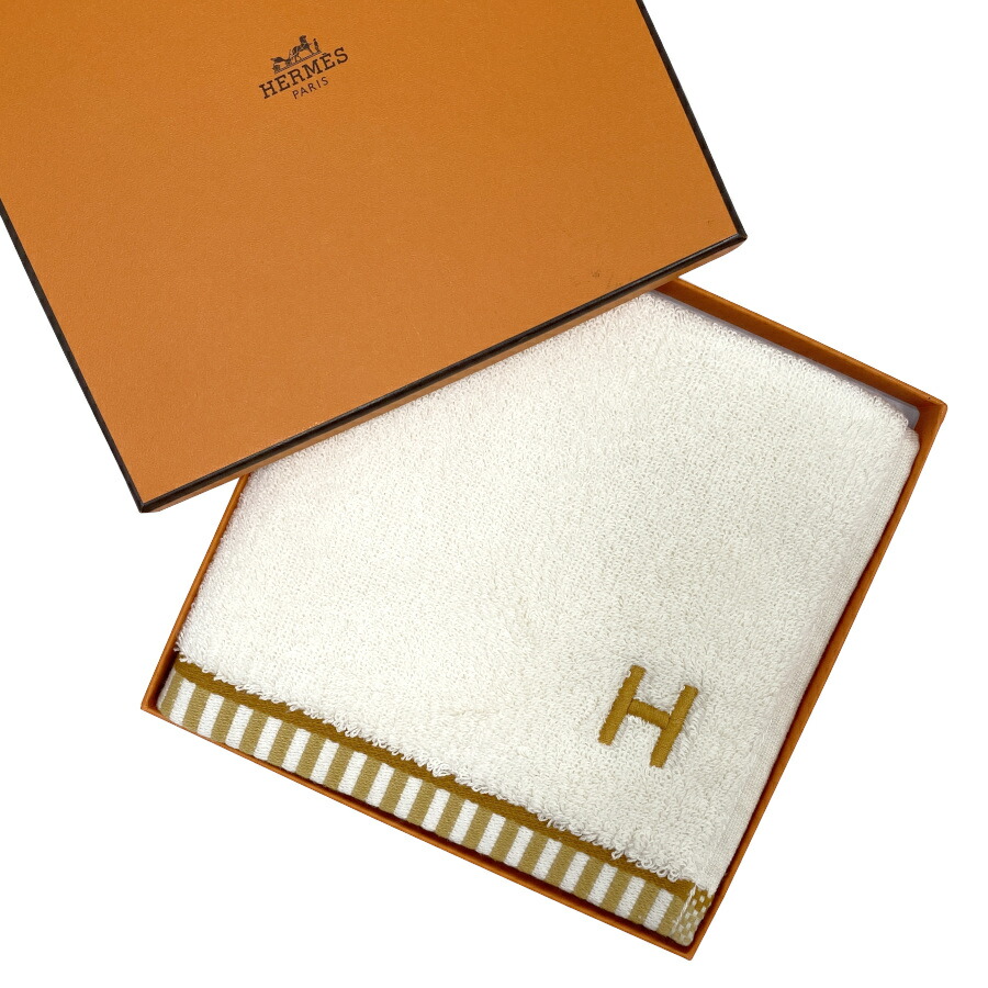 楽天市場】エルメス HERMES ハンドタオル カレタオル アヴァロン