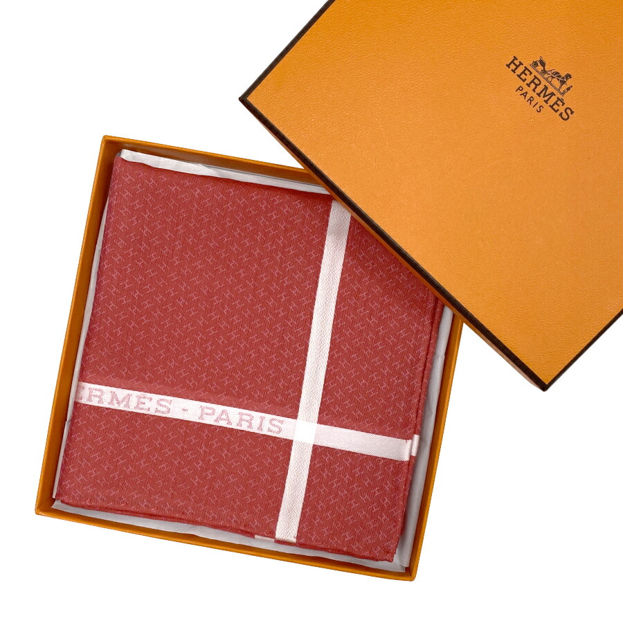楽天市場】エルメス HERMES ハンカチーフ ハンカチ ジャカード H