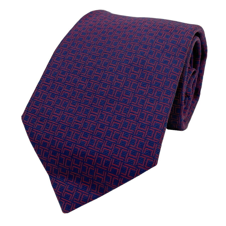 国内売り上げる商いもの【新品】エルメス HERMES タイ 絹地タイ王国 7糎《 DE  FACE ET DE PROFIL 》MARINE/ROUGE 米国海兵隊員 / 頬べに 紺 米国海軍 赤 赤いこと ロゴタイプ かしら文字 H目じるし 差し上げ物 差し上げ物 メンズ 成人男性 H339350T 02