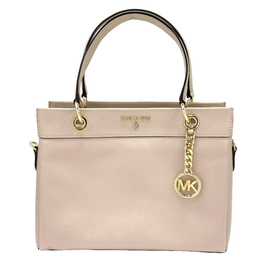 ★7月限定価格★【新品】マイケルコース MICHAEL KORS スーザン サッチェル ミディアム 2WAY ショルダーバッグ ピンクベージュ PVC / レザー 30F1GUSS2L|Brand Selection STAGE