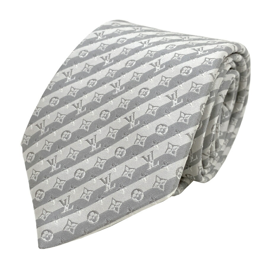 ◇新品未使用 LOUIS VUITTON ロゴ ネクタイ シルク100% グレー 楽天市場】国内完売商品【新品】ルイヴィトン LOUIS VUITTON