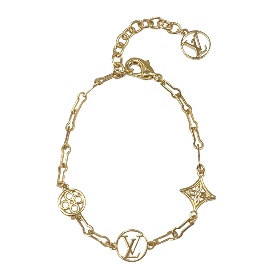 Authentic LOUIS VUITTON Brassle Louise by Night M00758 Bracelet