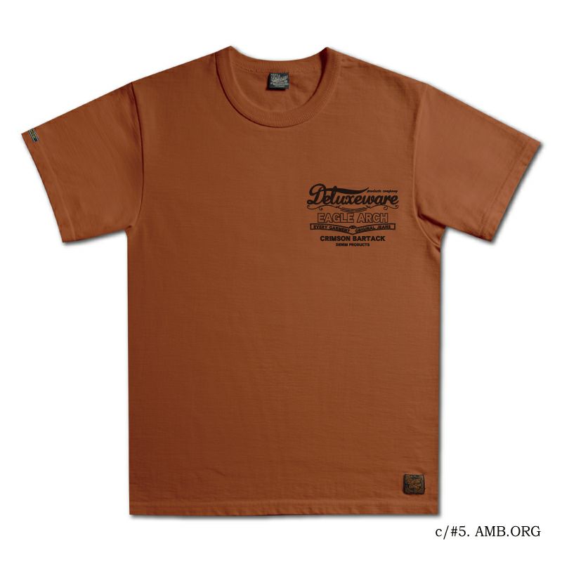 BRGX-22D-OR-ブランドロゴTシャツ22D-BRGX22D-DELUXEWARE-デラックスウエアTシャツ【送料無料】【smtb-tk】【楽ギフ_包装】