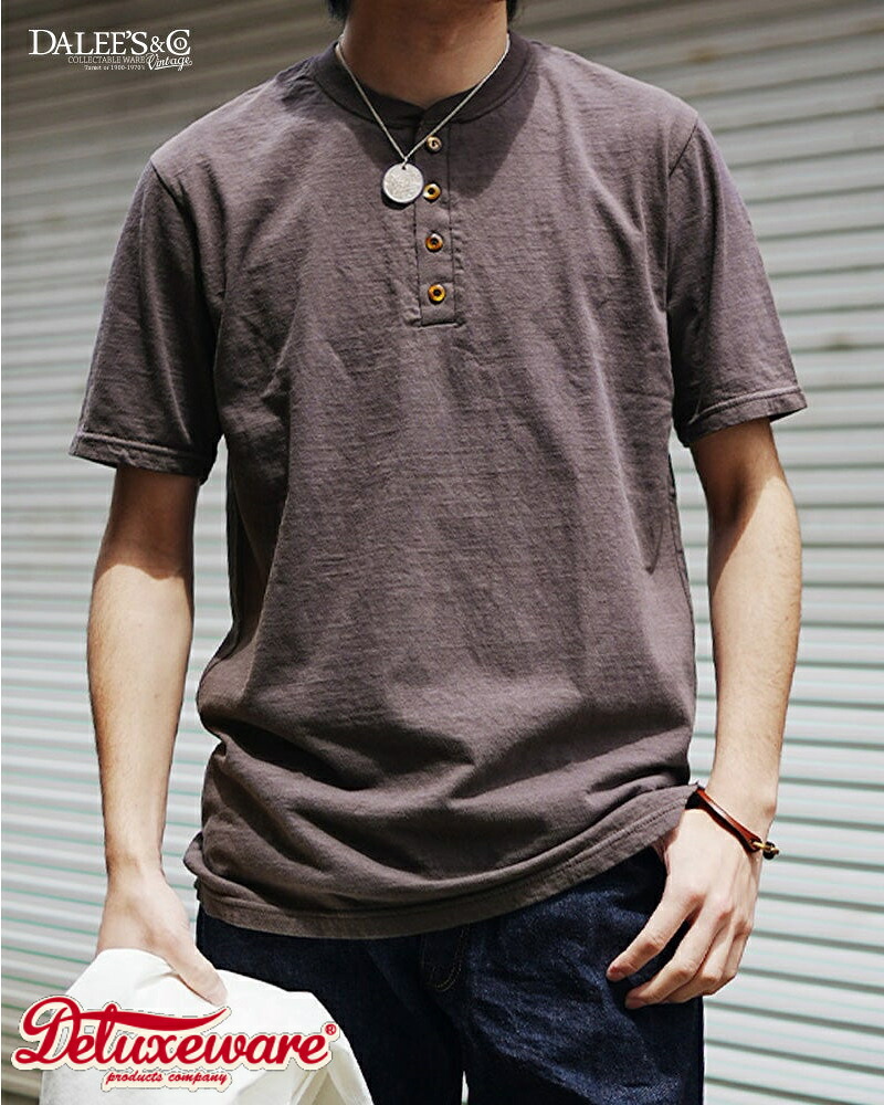 SPINNER DB WORKER HENLY NECK DELUXEWARE デラックスウエアＴシャツ DALEE'S ダリーズTシャツ【送料無料】【smtb-tk】【楽ギフ_包装】｜アメカジ バイカー 2ND・セカンド