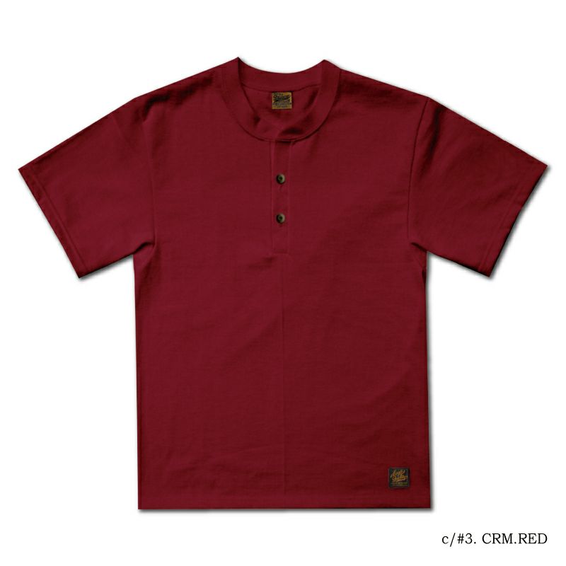 SDHT-00 CRM.RD HENLY NECK T-SHIRT SDHT00 DELUXEWARE デラックスウエアＴシャツ ヘンリーネックＴシャツ【送料無料】【smtb-tk】【楽ギフ_包装】