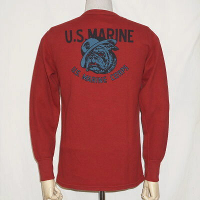 MILC-06-ダークレッド-US.MARINE-MILC06-DELUXEWARE-デラックスウエアサーマルＴシャツ【送料無料】【smtb-tk】【楽ギフ_包装】