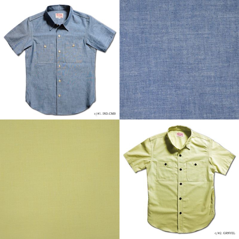 WWS-33S SHORT WORK SHIRT WWS33S DELUXEWARE デラックスウエア半袖シャツ シャツ半袖