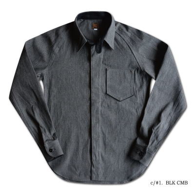 7646-BK-BLK CHAMBRY-DELUXEWARE-デラックスウエアシャツ長袖【送料無料】【smtb-tk】【楽ギフ_包装】 14,374円