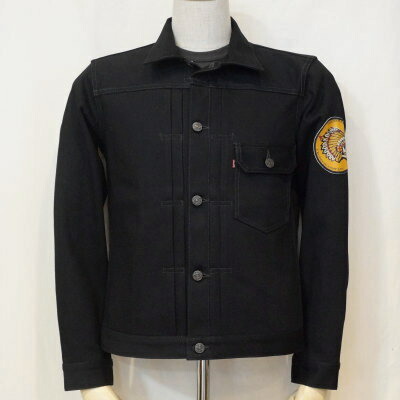 DX401-02E-ブラック-PEACE JACKET02E-DX40102E-DELUXEWARE-デラックスウエアブラックデニムジャケット-BLACKDENIMMODELPEACEJACKETM-ブラックデニムピースジャケット-ジージャン-Gジャン【送料無料】【smtb-tk】【楽ギフ_包装】