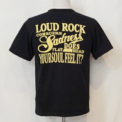 FTD-04W-ブラック-FTDフラットロックＴシャツ04-FTD04W-FLATHEAD-フラットヘッドＴシャツ【送料無料】【smtb-tk】【楽ギフ_包装】