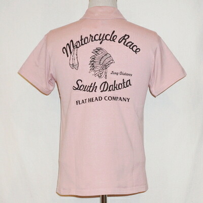 TNV-03W-ピンク-SOUTH DAKOTA-TNV03W-FLATHEAD-フラットヘッドTシャツ-フラットヘッドポロシャツ-BLACKMINT-ブラックミントTシャツ-ブラックミントポロシャツ【送料無料】【smtb-tk】【楽ギフ_包装】
