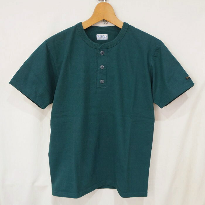 FN-TSH-002-DGRN-ヘンリーネックTシャツ-FNTSH002-FLATHEAD-フラットヘッドTシャツ-FLATHEAD-フラットヘッドヘンリーネックTシャツ【送料無料】【smtb-tk】【楽ギフ_包装】｜アメカジ バイカー 2ND・セカンド