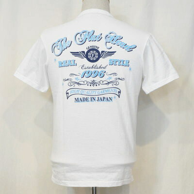 THC-176-ホワイト-REAL STYLE-THC176-FLATHEAD-フラットヘッドTシャツ-THC系【送料無料】【smtb-tk】【楽ギフ_包装】｜アメカジ バイカー 2ND・セカンド