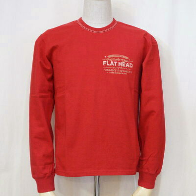 F-THCL-002-ダークレッド-CLUB-FTHCL002-FLATHEAD-フラットヘッドロングスリーブTシャツ-長袖Tシャツ-ロンT【送料無料】【smtb-tk】【楽ギフ_包装】