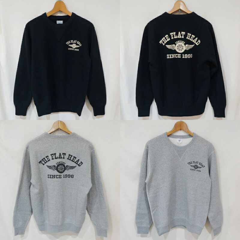 楽天市場】フラットヘッド THE FLAT HEAD クルーネック スウェット 裏
