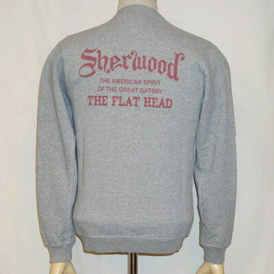 SKD-03W-グレー-SHERWOOD-SKD03W-FLATHEAD-フラットヘッドスウェット-フラットヘッドスエットカーディガン【送料無料】【smtb-tk】【楽ギフ_包装】