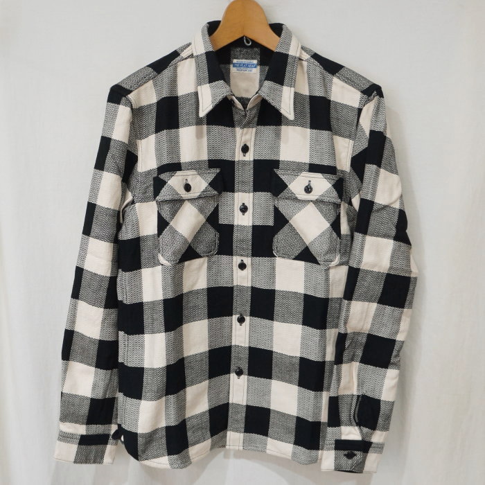 FN-SNR-101L IVxBK ブロックチェックネルシャツ101L FNSNR101L FLATHEAD フラットヘッドシャツ BLOCK CHECK NEL SHIRT【送料無料】【smtb-tk】【楽ギフ_包装】