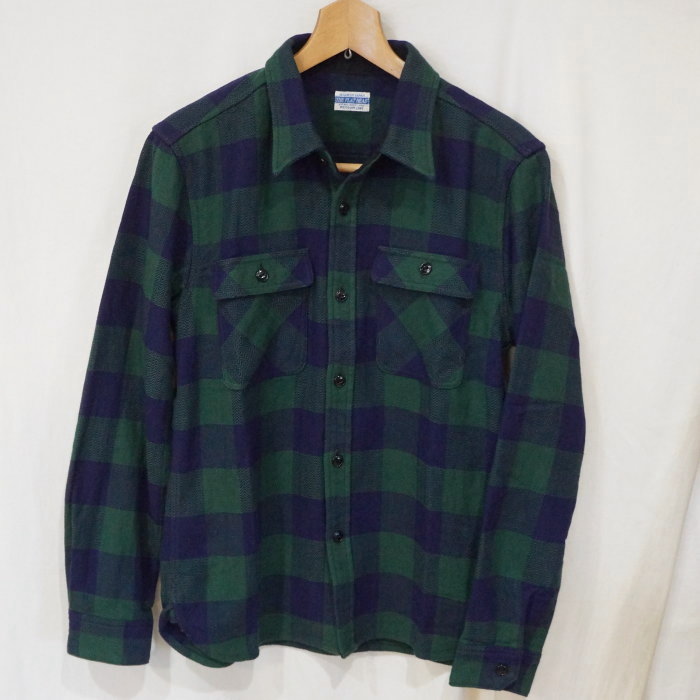 The Flat Head - FN-SNR-101L - Block Check Flannel Shirt - Red