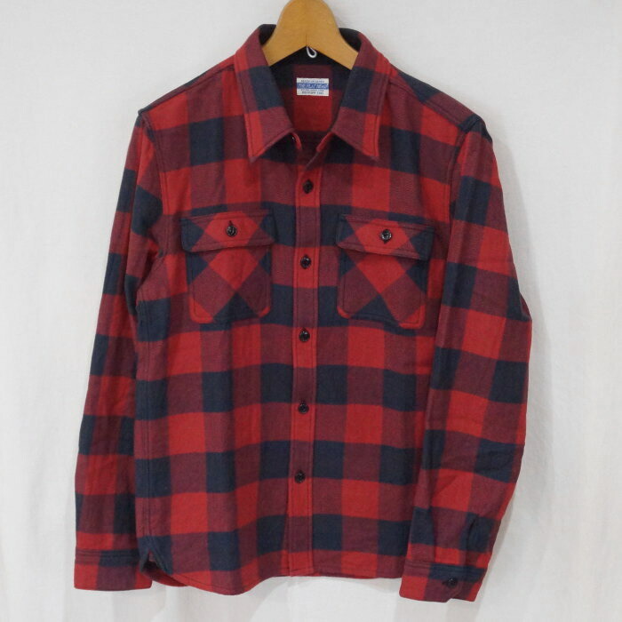 楽天市場】FN-SNR-101L-ORxCHA-ブロックチェックネルシャツ101L