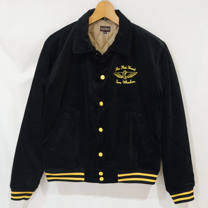 FN-OJ-V003 BK コーデュロイバーシティ FNOJV003 CORDUROY VARSITY FLATHEAD フラットヘッドジャケット アウター【送料無料】【smtb-tk】【楽ギフ_包装】