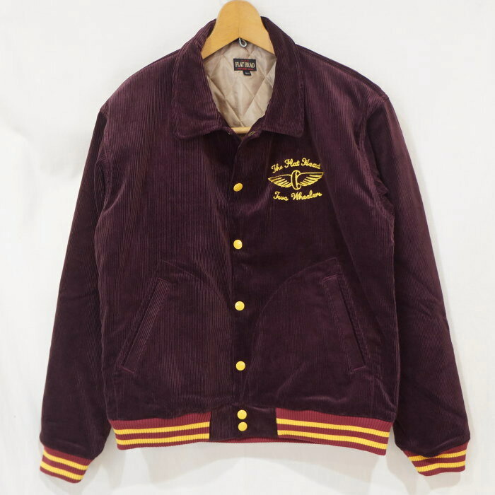 FN-OJ-V003 WIN コーデュロイバーシティ FNOJV003 CORDUROY VARSITY FLATHEAD フラットヘッドジャケット アウター【送料無料】【smtb-tk】【楽ギフ_包装】｜アメカジ バイカー 2ND・セカンド