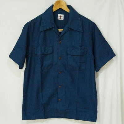 SOS18-S01(USED)-ID-サイズL-オープンカラー半袖シャツS01の中古品-SOS18S01(USED)-SAMURAIJEANS-サムライジーンズ【送料無料】【smtb-tk】【楽ギフ_包装】
