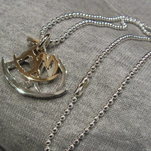 PPM-12P-PINK-シルバーネックレス10Kピンクゴールド仕様-PPM12PPINK-REDMOON-レッドムーンペンダント・レッドムーンネックレス【smtb-tk】【楽ギフ_包装】